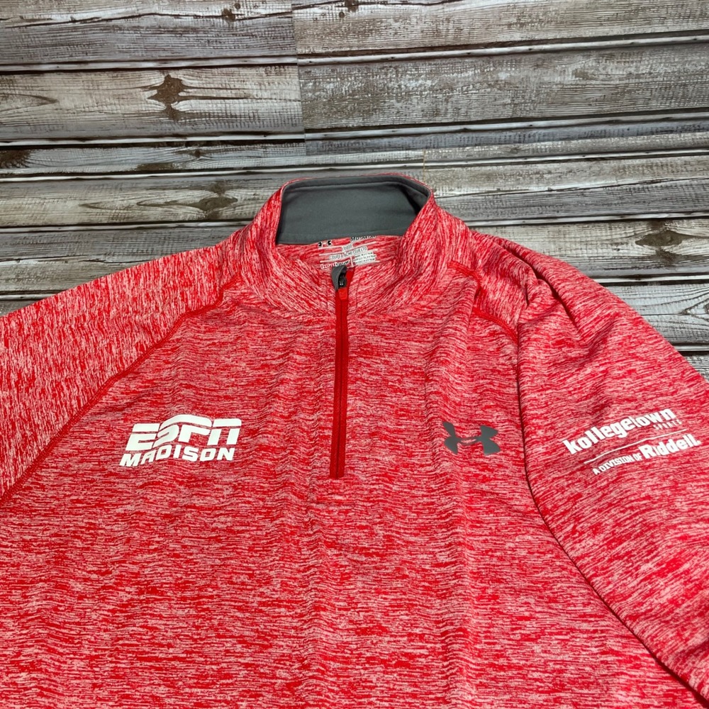 Under Armour Pullover ESPN Madison Quarter Zip Athletic Lightweight Size‎  M